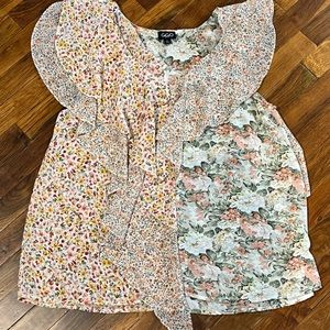 Boutique Top Floral Print